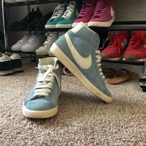 baby blue nike blazers